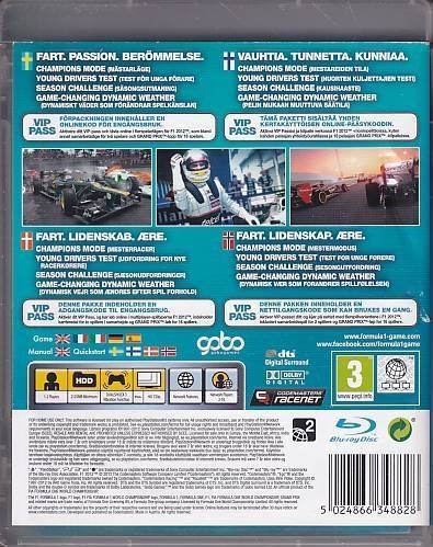 Formula 1 2012 - PS3 - (B Grade) (Genbrug)